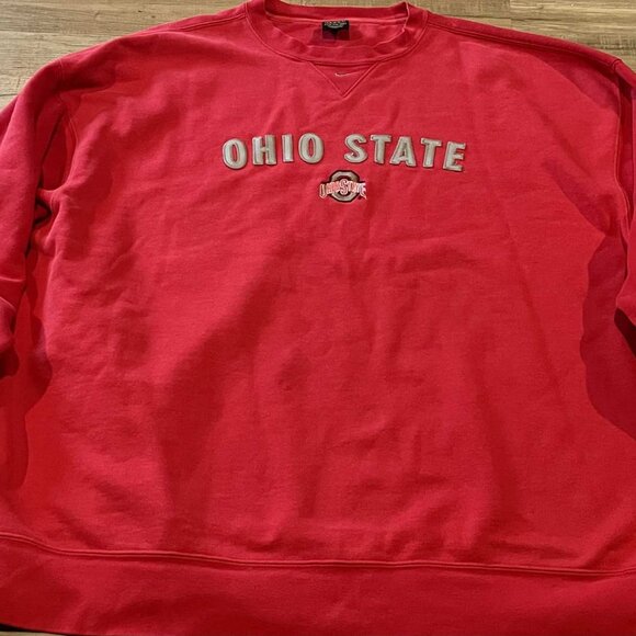NIKE Vintage Ohio state university crewneck Sweatshirt size 2XL 1990s 80s - Picture 1 of 8